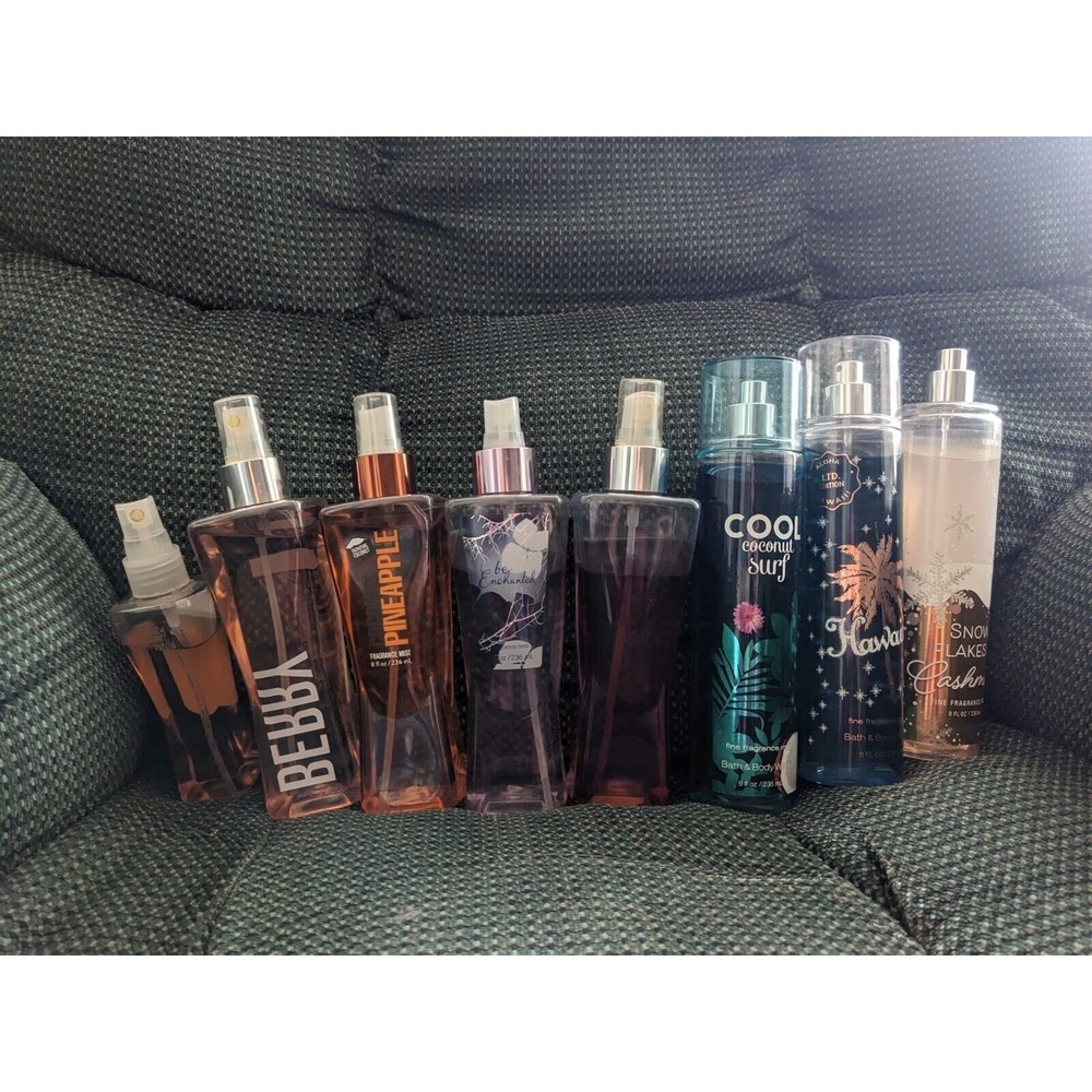 8 Bath & Body Works fragrance & fine fragrance mist lot set READ DESCRIPTION